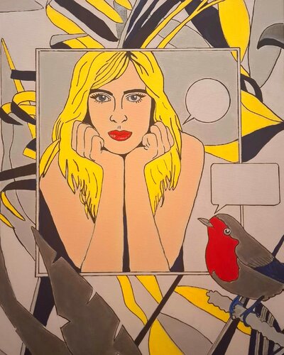 Modern silence found di Ursula Haider-Seggl, Pittura in vendita su Singulart