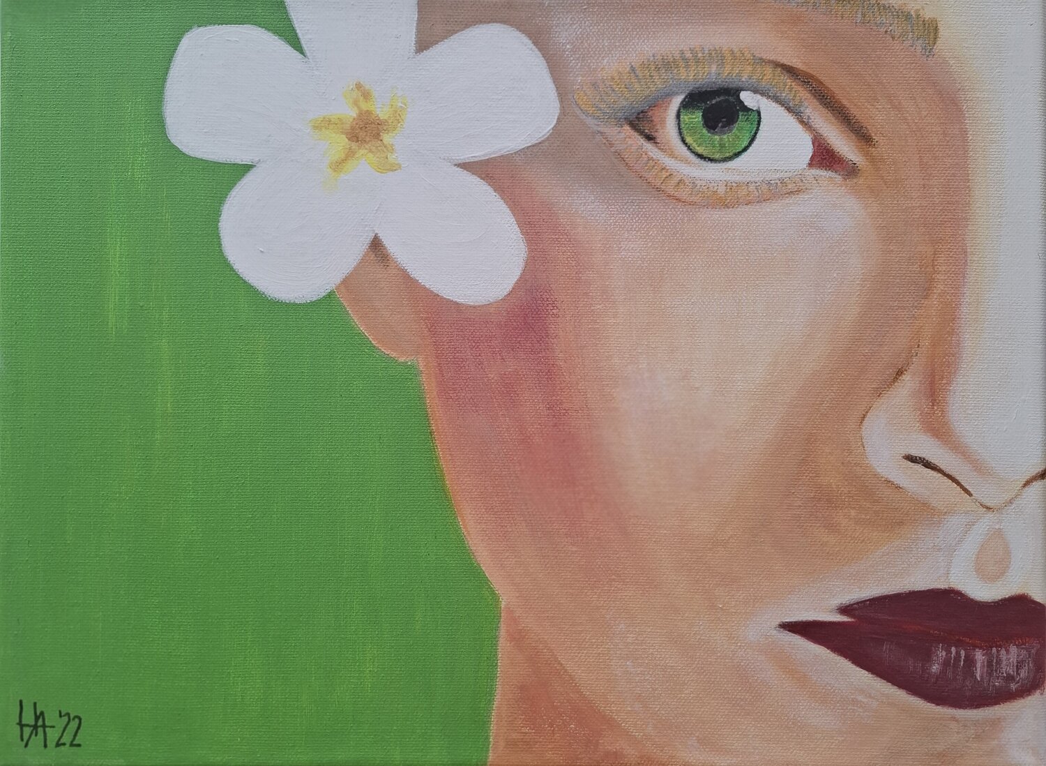 Green Summer Blast Ursula Haider-Seggl Peinture originale à vendre