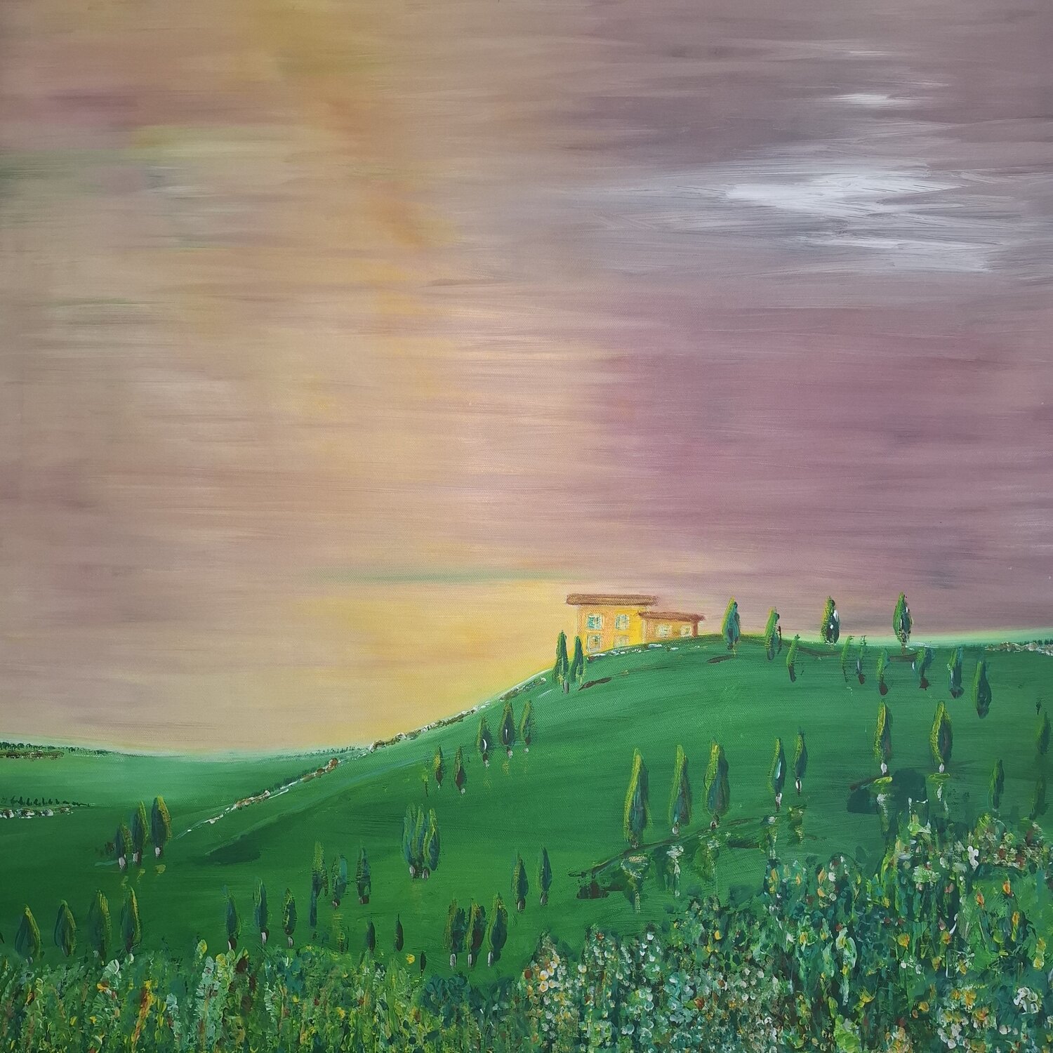 Seeking New Ground Ursula Haider-Seggl Original painting for sale