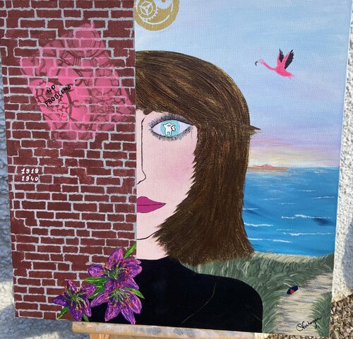 Mother is a thief by Odile Verhagen, Painting for Sale on Singulart