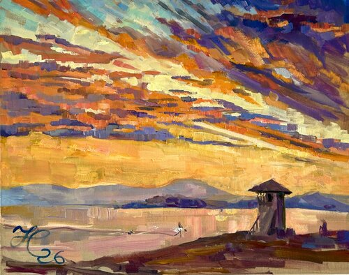 Warm Evening von Yulia Prykina, Malerei kaufen auf Singulart