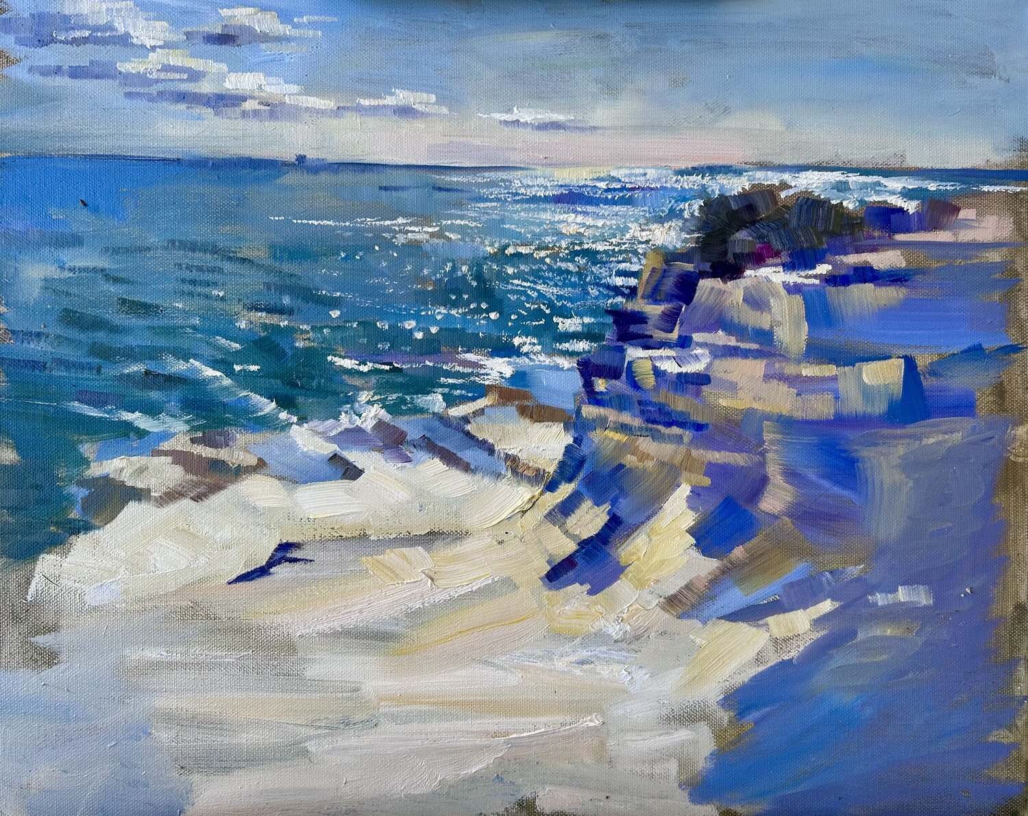 White stones, white reflections Yulia Prykina