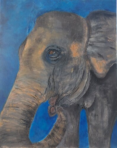 Sérénité by Sandra MESSAOUDI, Painting for Sale on Singulart