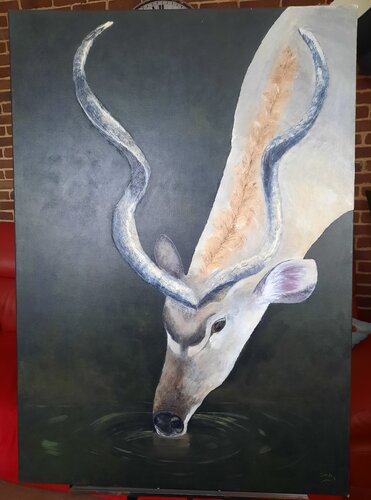 Le koudou by Sandra MESSAOUDI, Painting for Sale on Singulart