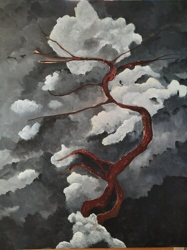 Tempête by Sandra MESSAOUDI, Painting for Sale on Singulart