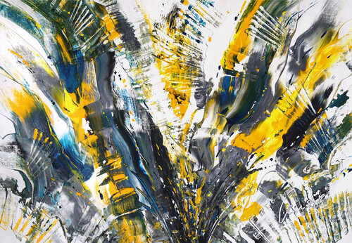 Outburst of joy di Dominique Lenoir, Pittura in vendita su Singulart