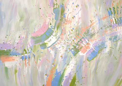 Touch of Two di Dominique Lenoir, Pittura in vendita su Singulart