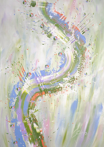 Pastel Breeze di Dominique Lenoir, Pittura in vendita su Singulart