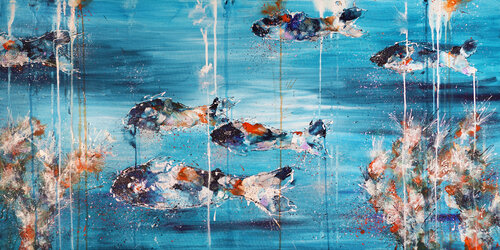 Silver-red Fishes 2 Dominique Lenoir
