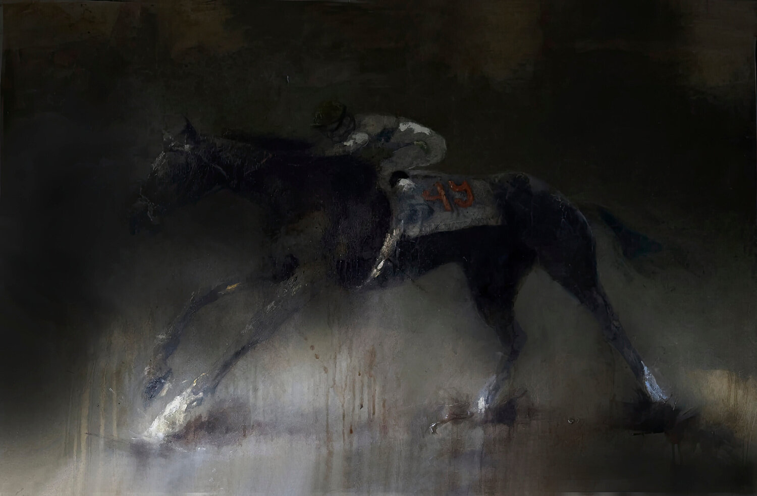 caballo Giovanna Ruz Dipinto originale in vendita