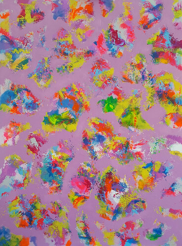 Lavender Happiness van Jill Dowell, Schilderij te koop op Singulart
