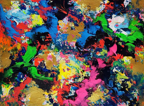 Happy and You Know It van Jill Dowell, Werk op papier te koop op Singulart