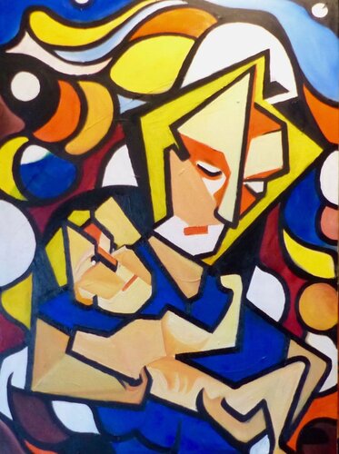 Amour van Serge DUMEZ, Schilderij te koop op Singulart