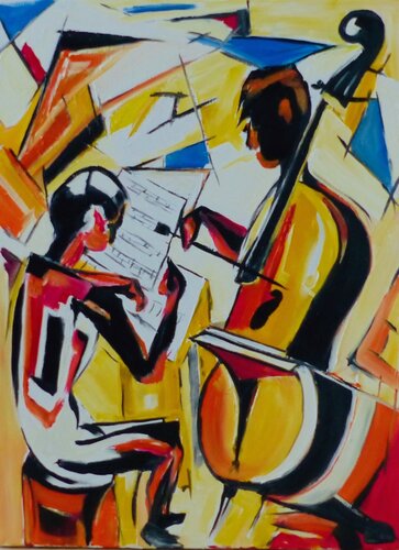 Jazz de Serge DUMEZ, Pintura a la venta en Singulart