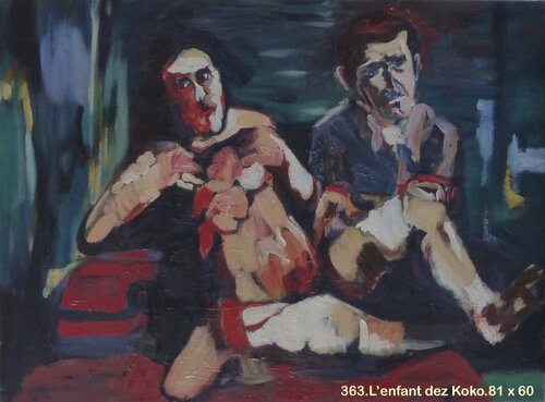 L'enfant de koko van Serge DUMEZ, Schilderij te koop op Singulart