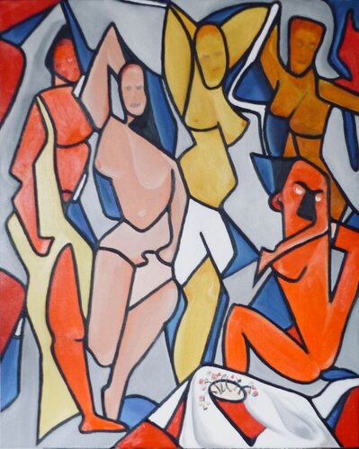 Demoiselles de Serge DUMEZ, Pintura a la venta en Singulart