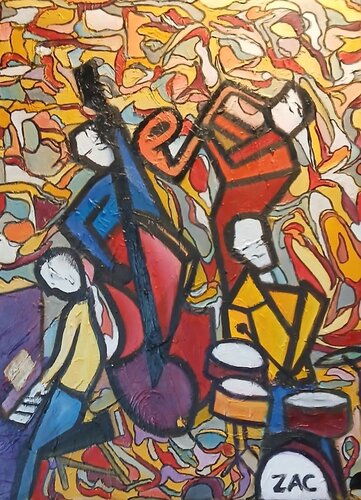 L'impro de Serge DUMEZ, Pintura a la venta en Singulart