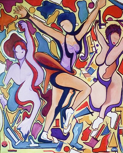 Initiation sur glace von Serge DUMEZ, Malerei kaufen auf Singulart
