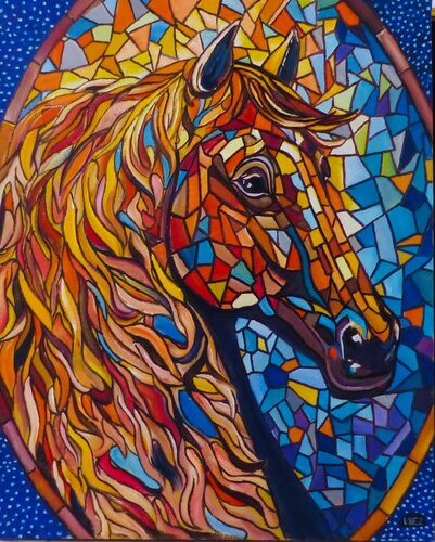 Crin d'or de Serge DUMEZ, Pintura a la venta en Singulart