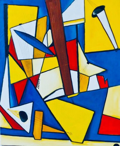 Guitares héroes by Serge DUMEZ, Painting for Sale on Singulart