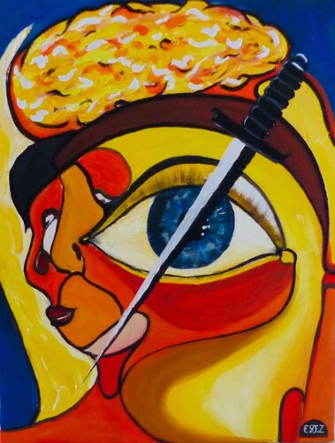 Nous cheminons Caîn Caha by Serge DUMEZ, Painting for Sale on Singulart