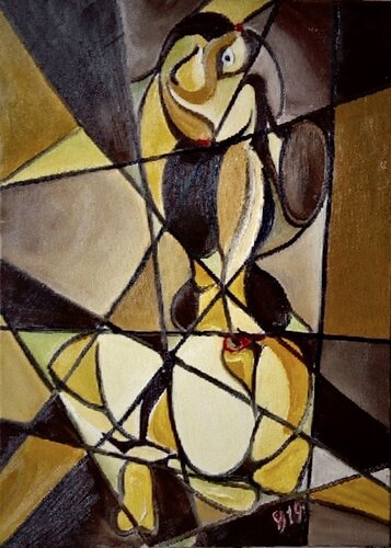 F. comme.... van Serge DUMEZ, Schilderij te koop op Singulart