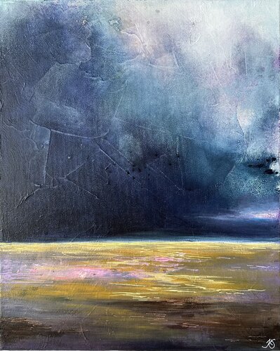 Light & Dark par Jenna Silander, Peinture en vente sur Singulart