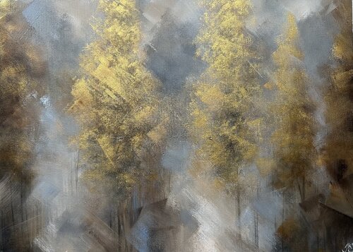 Tangled hair, zero regrets di Jenna Silander, Pittura in vendita su Singulart