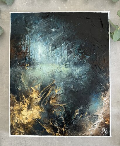 When night tells tales van Jenna Silander, Schilderij te koop op Singulart