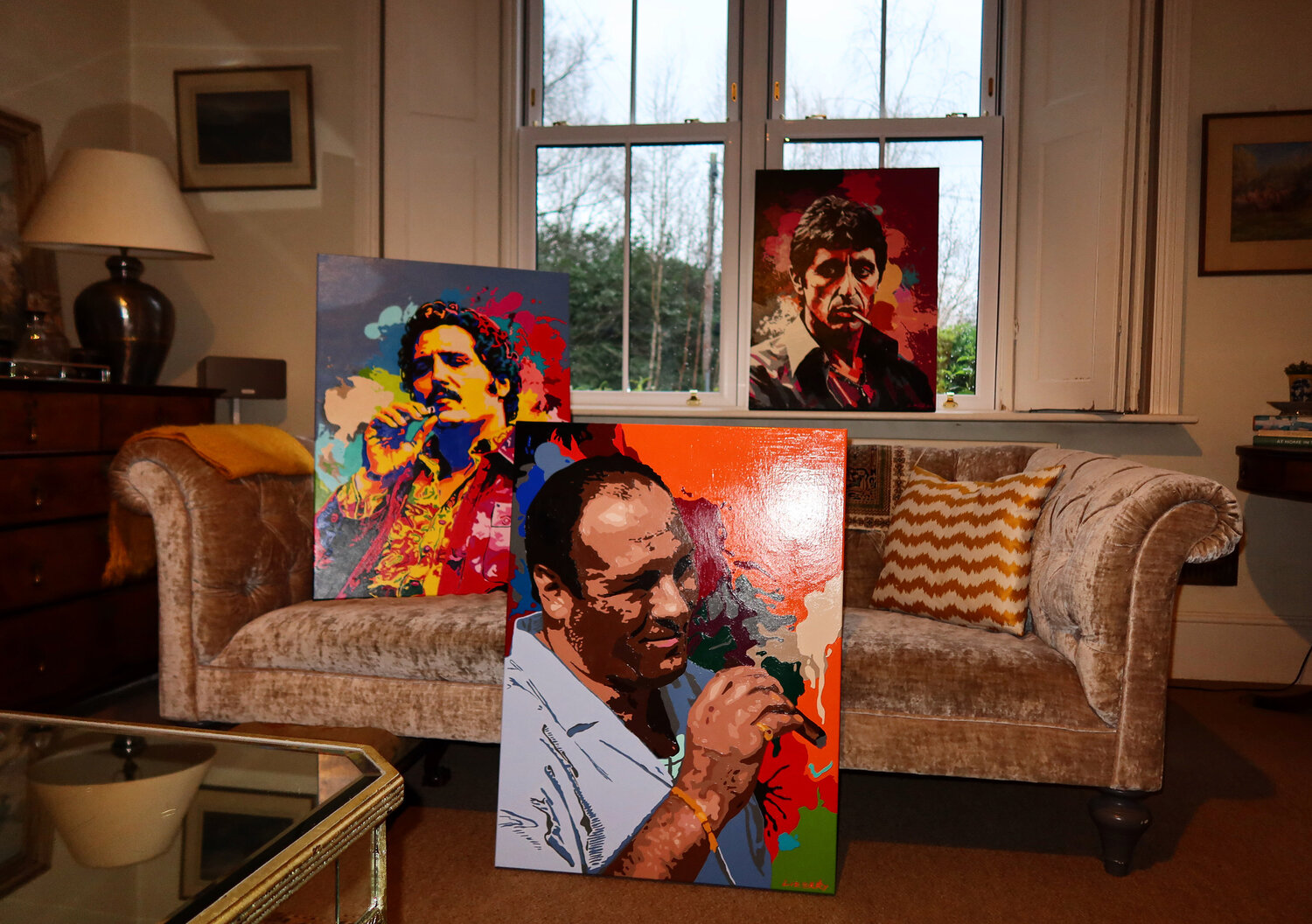 TONY SOPRANO by LIZERRY ART (2024) : Painting Acrylic on Canvas