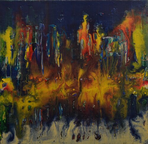 FIRE on the WATER par Ron Durnavich, Peinture en vente sur Singulart