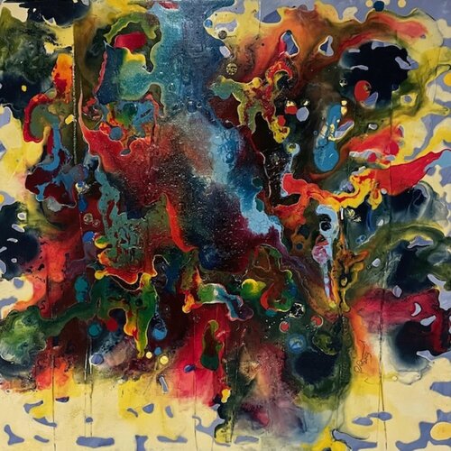 PIECES II par Ron Durnavich, Peinture en vente sur Singulart