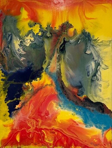 Euphoric Moment par Ron Durnavich, Peinture en vente sur Singulart
