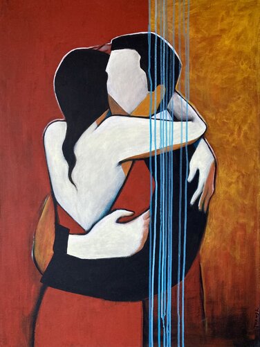 When I see you again by Tatiana Takush, Painting for Sale on Singulart