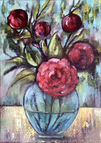 Peonies by Tatiana Takush, Painting for Sale on Singulart