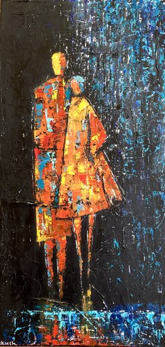 Loving Couple by Tatiana Takush, Painting for Sale on Singulart