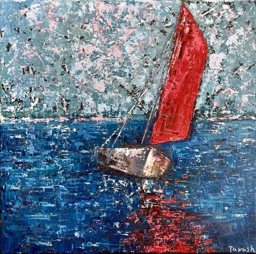 Sailboat von Tatiana Takush, Malerei kaufen auf Singulart