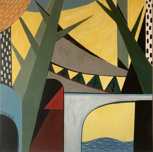 Little Red Riding Hood and the Wolf by Tatiana Takush, Painting for Sale on Singulart