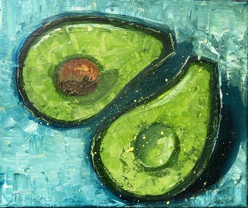 Avocado by Tatiana Takush, Painting for Sale on Singulart