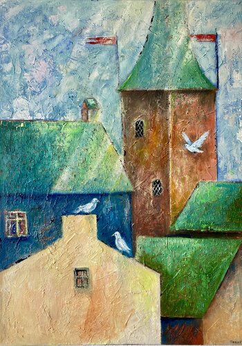 Old Town von Tatiana Takush, Malerei kaufen auf Singulart