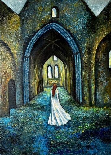 The Woman in White by Tatiana Takush, Painting for Sale on Singulart