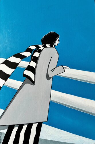 Blue Distanz by Tatiana Takush, Painting for Sale on Singulart