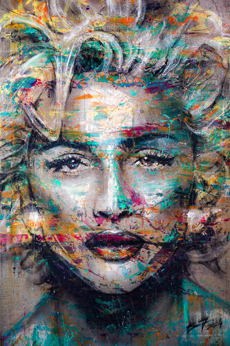 Next Gen. Madonna van Sylvio Justies, Schilderij te koop op Singulart