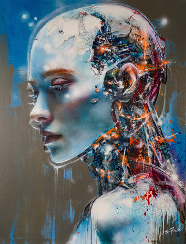 SINGULAR Mod. 1 by Sylvio Justies, Painting for Sale on Singulart