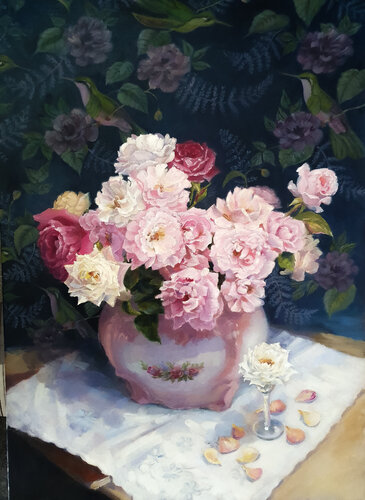 Symphony of roses von Tetyana Soboleva, Malerei kaufen auf Singulart