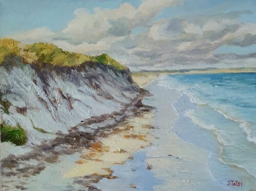 Ocean dunes II van Tetyana Soboleva, Schilderij te koop op Singulart