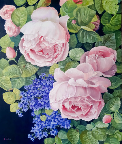 Whisper of Roses van Tetyana Soboleva, Schilderij te koop op Singulart