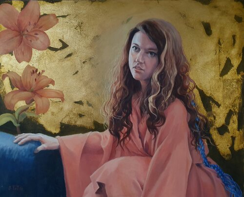 Lilies van Tetyana Soboleva, Schilderij te koop op Singulart
