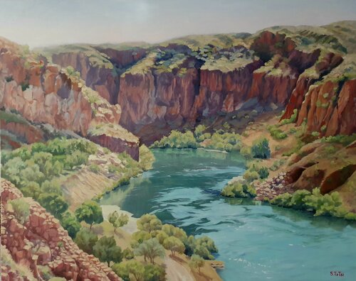 Whispers of Gorge van Tetyana Soboleva, Schilderij te koop op Singulart