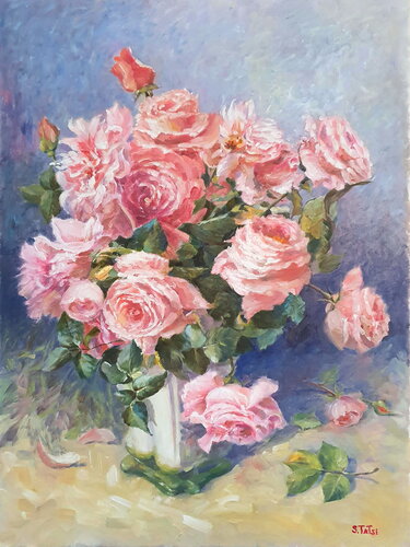 Symphony of roses von Tetyana Soboleva, Malerei kaufen auf Singulart